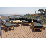 Monterey Outdoor 10 - Piece Teak Conversation Set