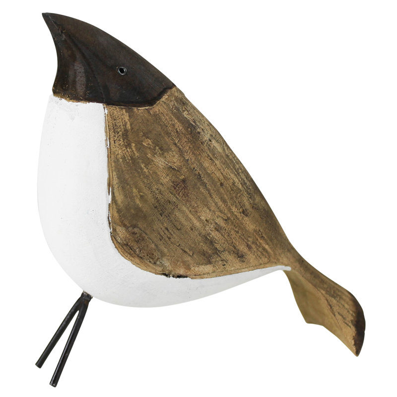 Figurine oiseau en bois