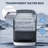 Cubic Ice Maker Machine, 2 Ice Size, 33 Lbs/day, 24 Pcs Ice Cube Per Cycle, Large Ice Cube Storage Capacity, Adjustable Ice Thickness For Home/office/dorm-101992461