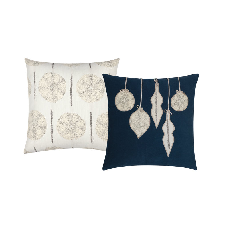 Starlight Coordinated Set of 5 Indoor & Outdoor Throw Pillows, 2 Piece Set