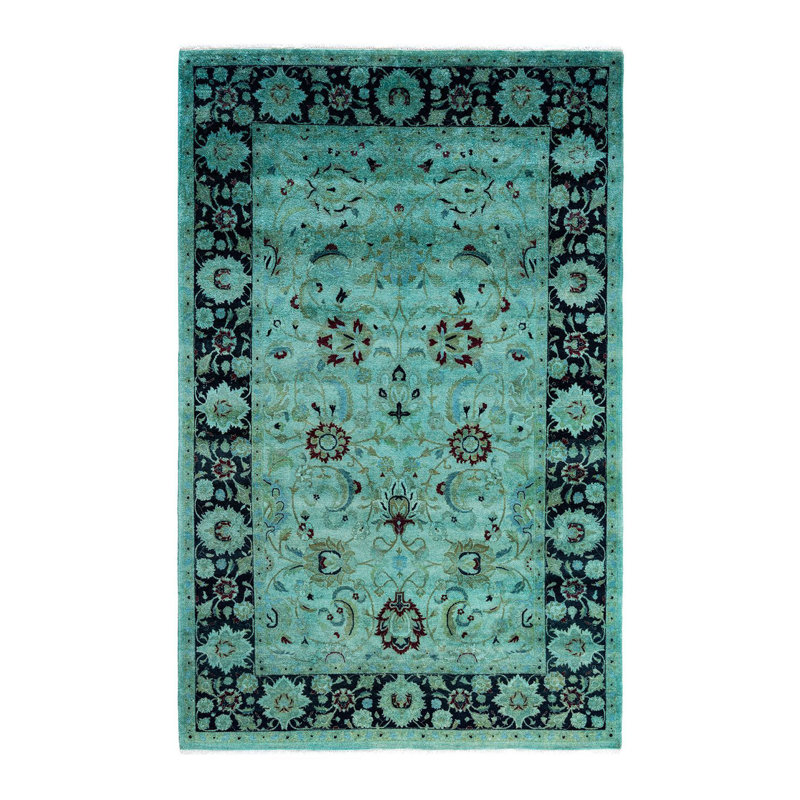 Aya One-of-a-Kind 4' 8" X 7' 5" Hand Knotted Area Rug