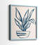 Marine Plant Sketches III - reproduction encadrée de qualité supérieure - prête à être accrochée - aucun clou requis - aucun clou requis-735465261-735465263