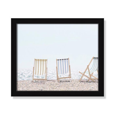 Adriatica "Beach Chairs" Print by Leah Straatsma