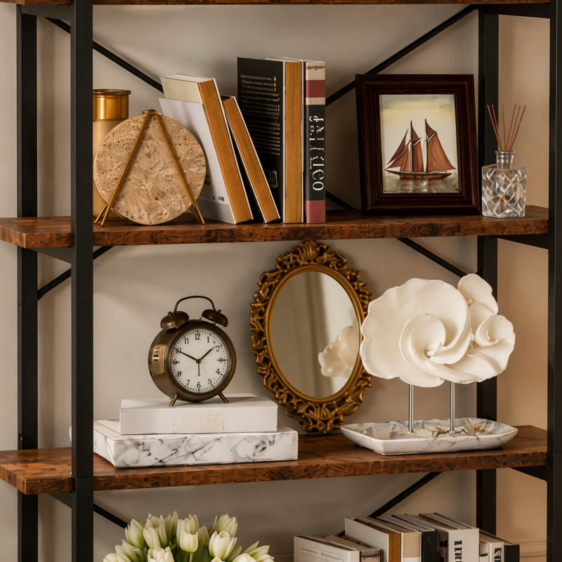 Open Design Display Shelf Unit,Bookshelf,Display Etagere,Plant Stand