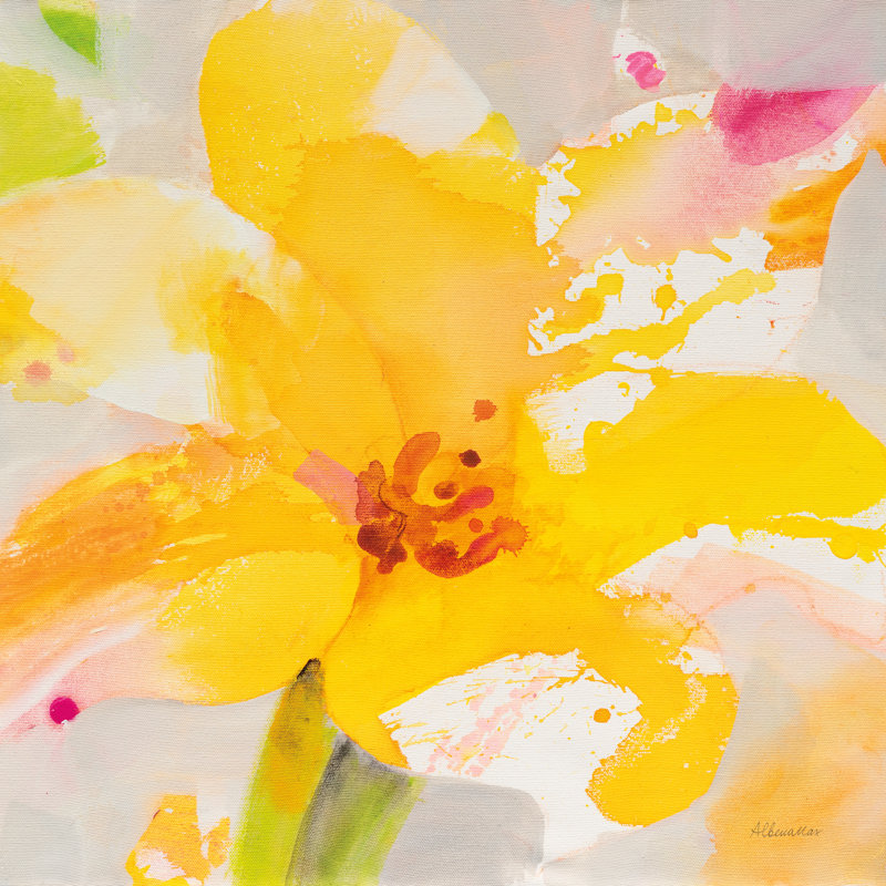 Bright Tulips III by Albena Hristova - Wrapped Canvas Painting, 122cm H x 122cm W x 3.8cm D