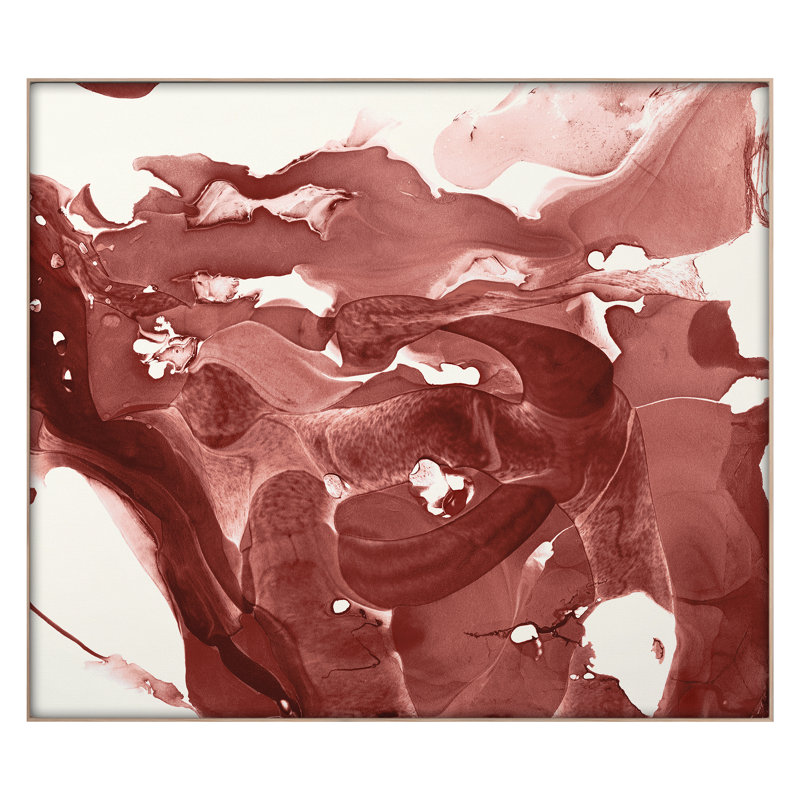 Untitled Print by THE Studio, Maple Floater Framed