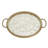 Norine Capiz Rattan Round Serving Tray