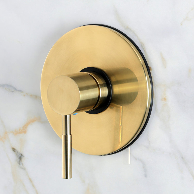 Kingston Brass Concord Single-Handle Pressure Balanced Shower Faucet, Brushed Brass