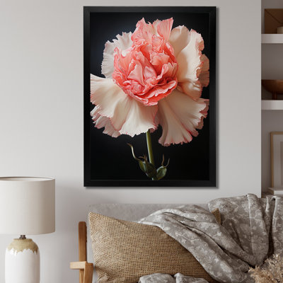 Coral Flower Timeless Beauty - Abstract Botanicals, impressions sur toile
