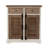 Rustic Farmhouse Storage Buffet Cabinet With Drawer