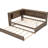 Twin Size Metal Platform Bed With Wooden Headboard/ - Option, No Box Spring Requirement, Under Storage Availability, Easy Assembly, Modern Head/ Attachment, Not Needed, Underbed-1917163052