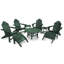 Ensemble de conversation 9 pièces POLYWOOD Long Island Adirondack-39398948