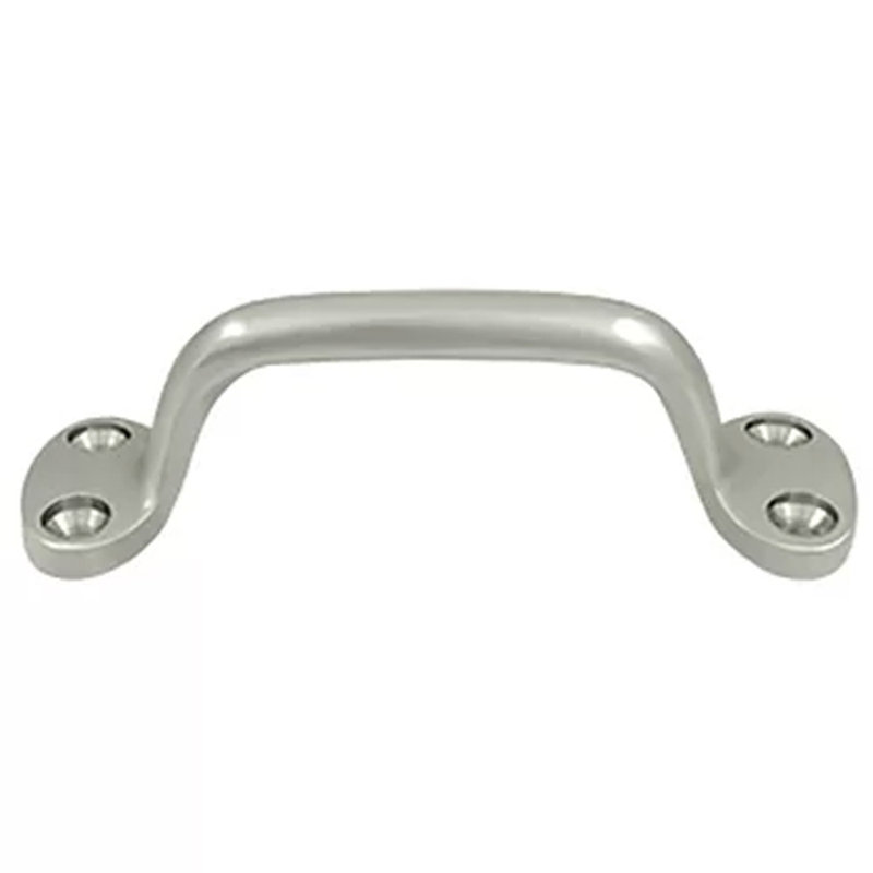Solid Brass Pull Door Accessory, Satin Nickel
