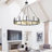 12-Lights Candle Style Wagon Wheel Chandelier-1599344146