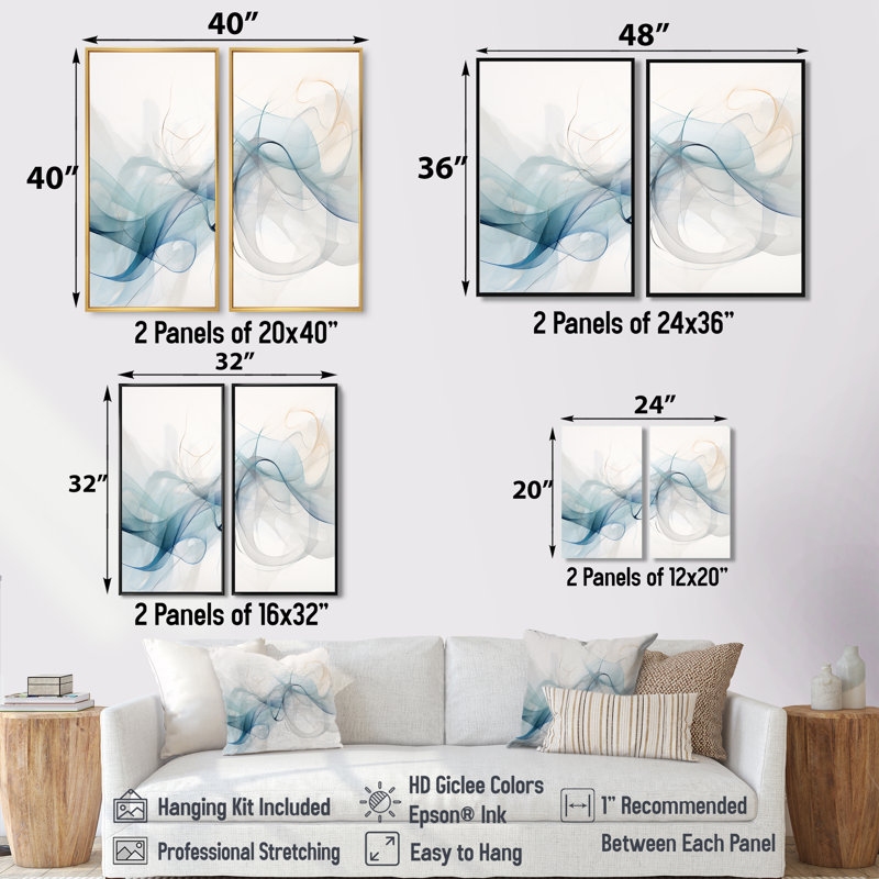 Connla - impressions sur toile blanches, 40" H x 40" W, Black, Impression encadrée flottante
