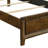 Bangor Wood Twin Bed, Brown-1441930635