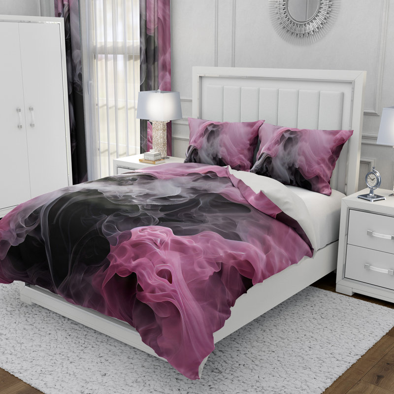 Abstract Duvet Cover, King Duvet Cover + 2 King Shams