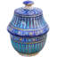 Bol décoratif en céramique mauresque en bleu / orange / multicolore