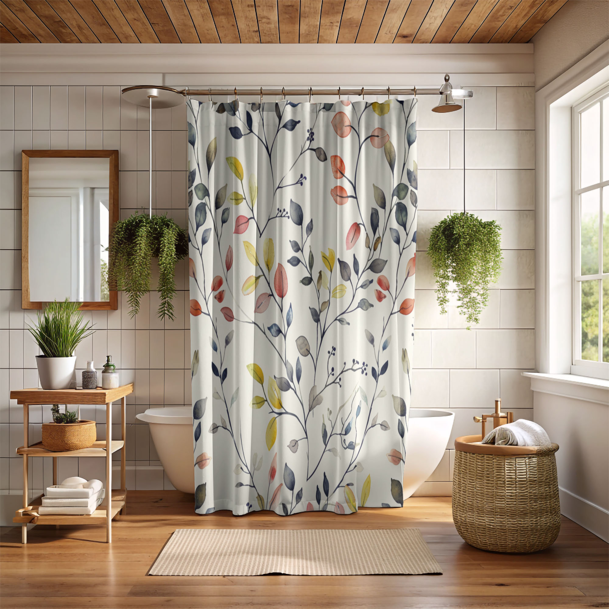 Red Barrel Studio Spring Sweep - Premium Shower Curtain - Wayfair Canada