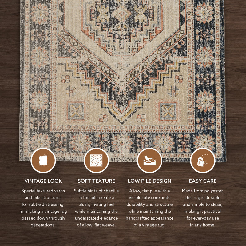 Ambrah Oriental Indoor Rug, Rectangle 2' x 3'