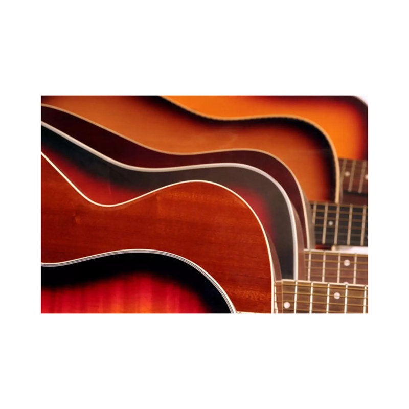 Acoustic Guitar - Wrapped Canvas Print, 101.6 cm H x 66.04 cm W x 1.91 cm D