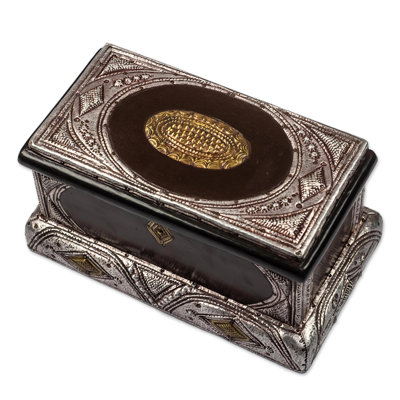 Boîte à bijoux en bois faite à la main Royal Jewels