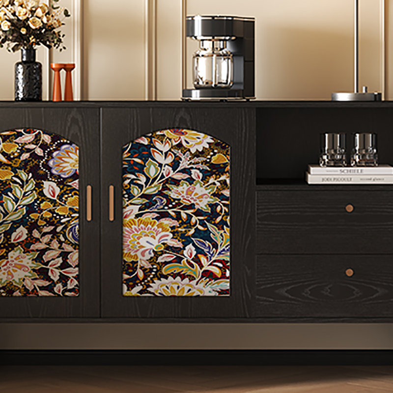 59.1'' Multi-functional Sideboard Cabinet, Black