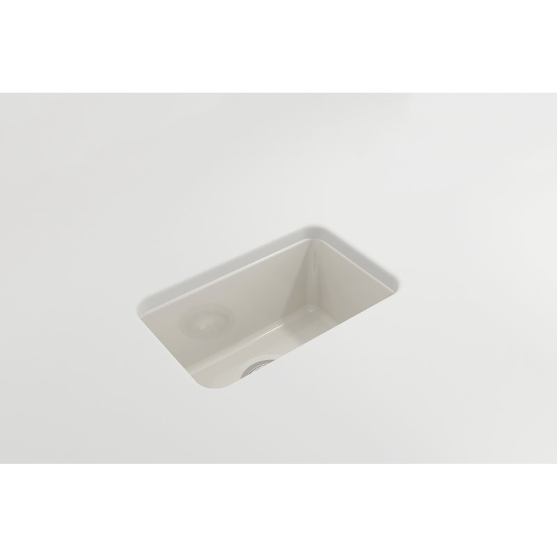 12'' L Kitchen Sink, Biscuit