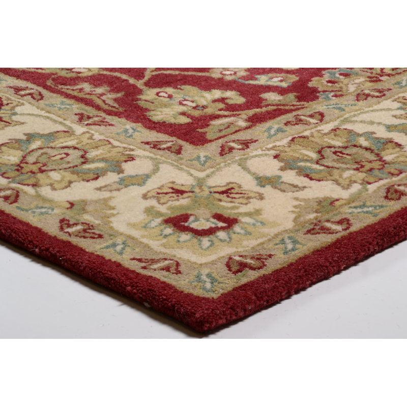 Handmade Giguere Wool Rug, Rectangular 70 x 140 cm