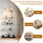 Glass 78.5 cm W Display Cabinet-1569857843