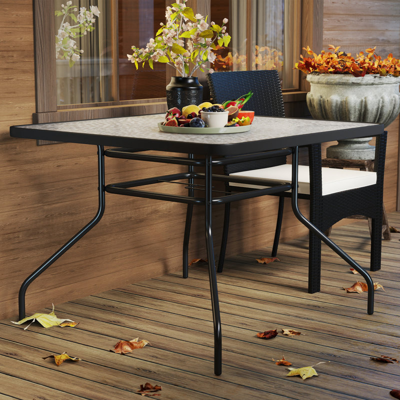 Square 4 - Person 100Cm L Outdoor Table