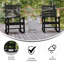Chaise berçante en plastique Collis-88857862