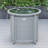 Kliyah 23.6'' Round Aluminum Propane Tank Cover-85987098