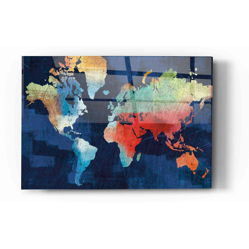 «Seasons change» par Michael Mullan, art mural en verre acrylique, H 16 po x l 24 po