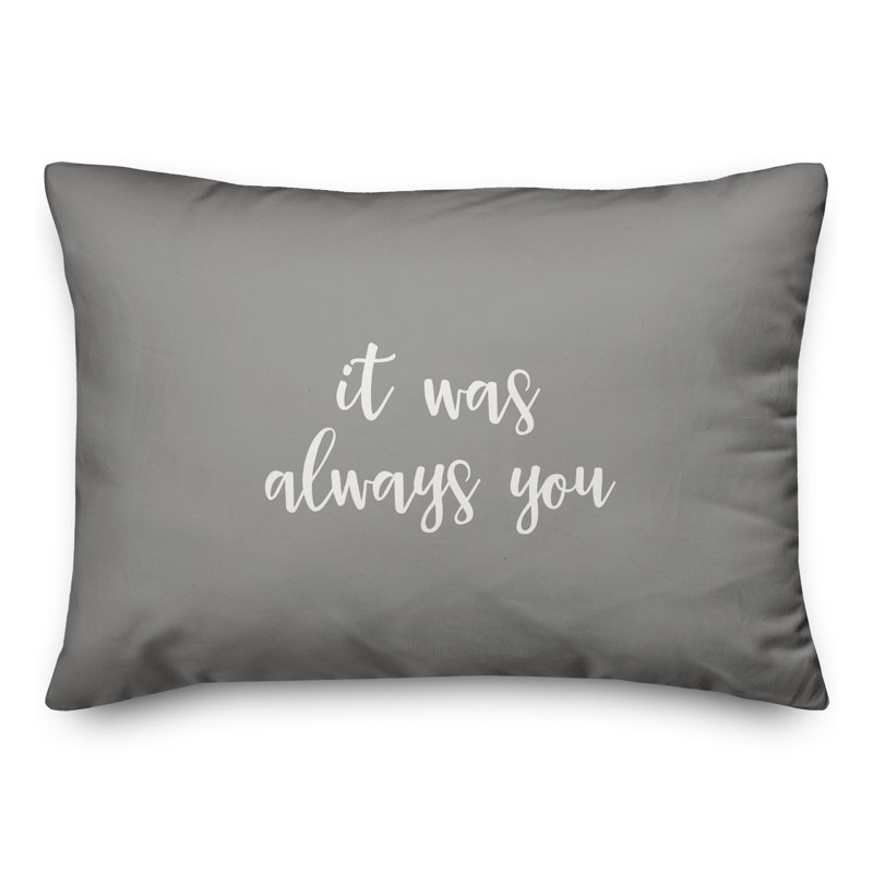  Coussin It It Always Always You, Gris
