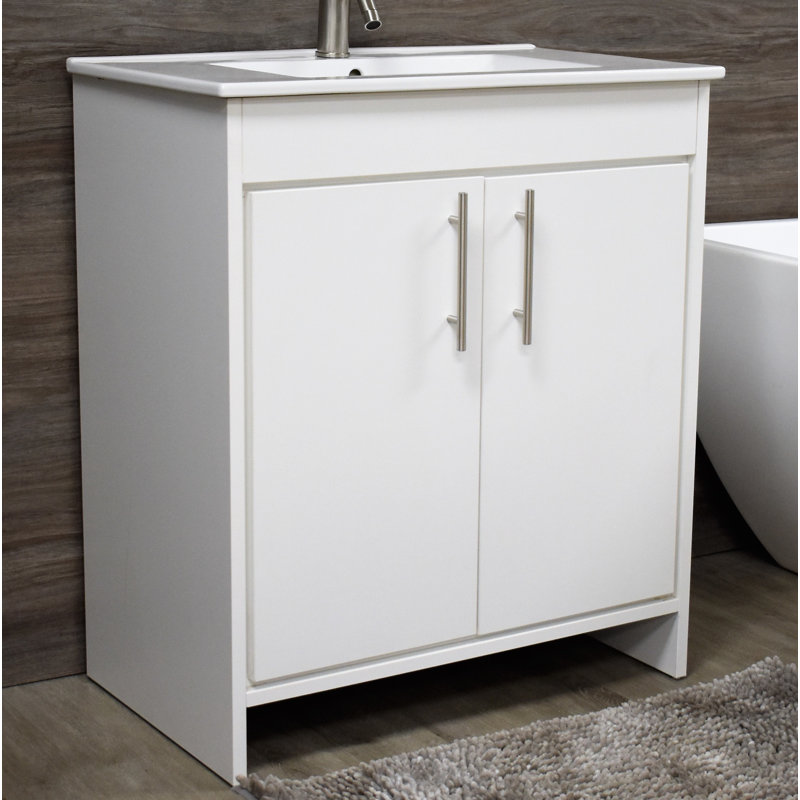 Ensemble de meuble-lavabo simple 36" Amrooti, Blanc