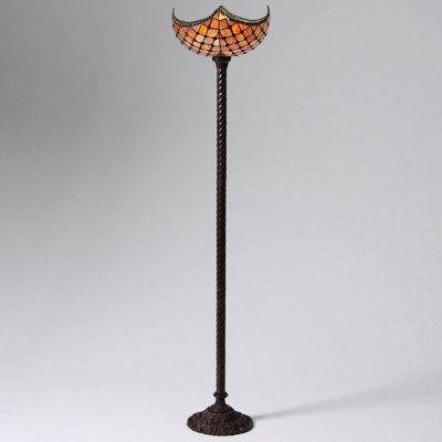 Pinckard 72'' Bronze Torchiere Floor Lamp