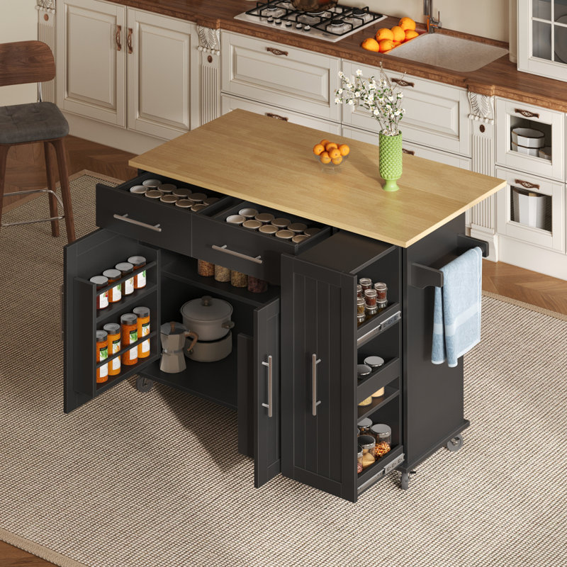 Wood Kitchen Island