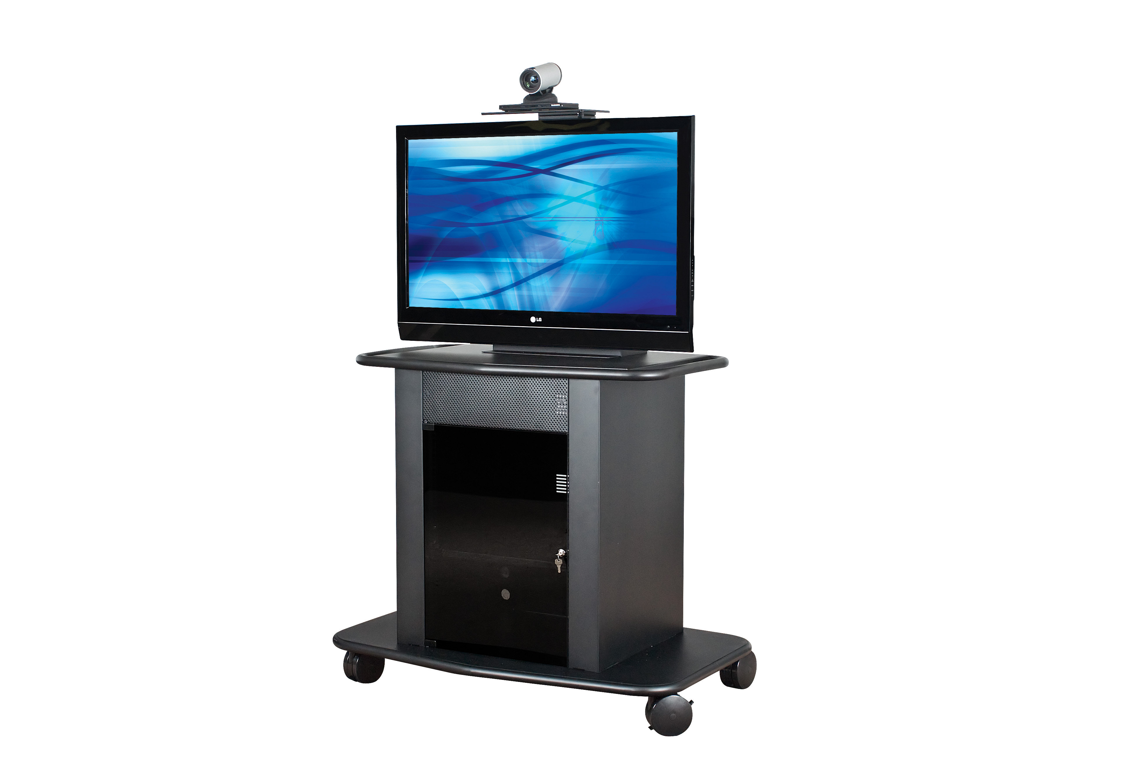 Conference Media Riser Stand Avteq Corporate Tall Video Conferencing Stand | Wayfair