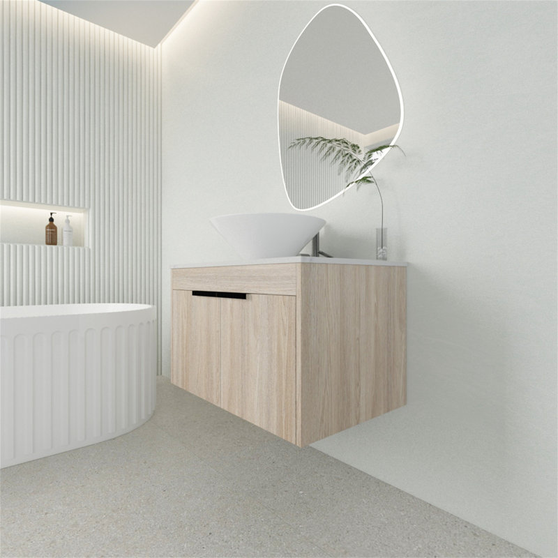 Cedell 29.5'' Single Bathroom Vanity with Ceramic Top