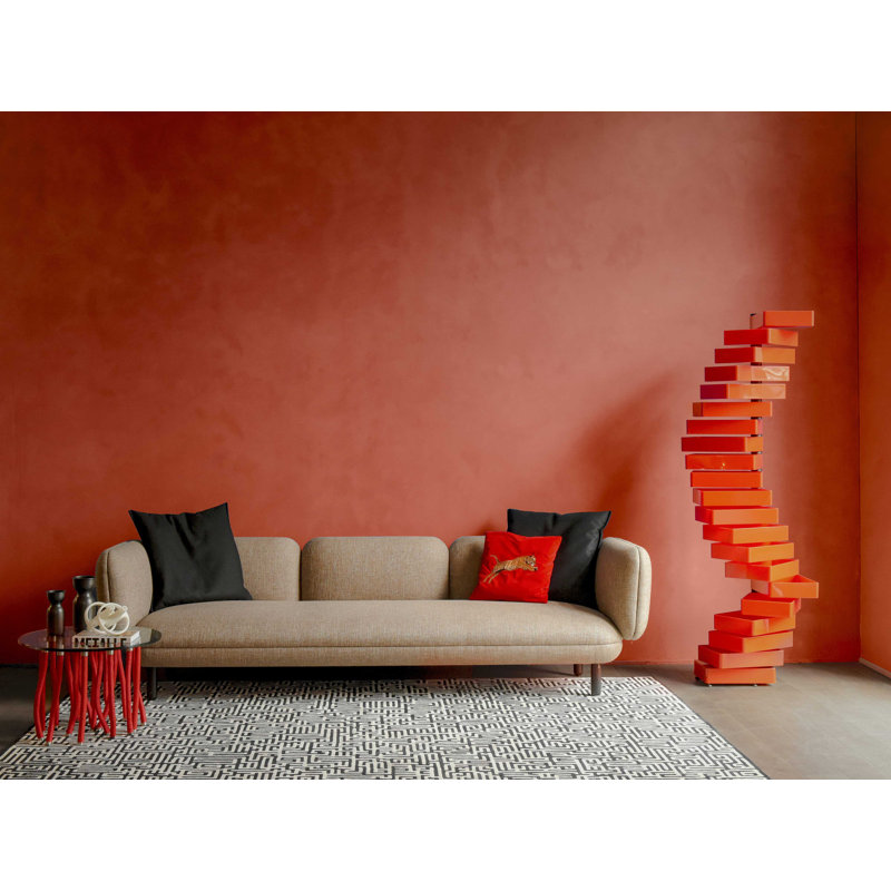 Revolving Geometric Bookcase