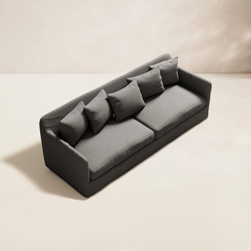 Dade Outdoor 3 - Seat Patio Sofa, Charcoal