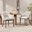 Chaise rembourrée moderne avec pieds en bois de noyer-461426202-468634091