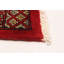 Tapis rouge en laine noué à la main de conception unique 8 pi 3 po x 10 pi 3 po Bokhara