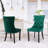 Friedrun Velvet Dining Chair Tufted Dining Room Chair with Solid Wood Leg-827450006