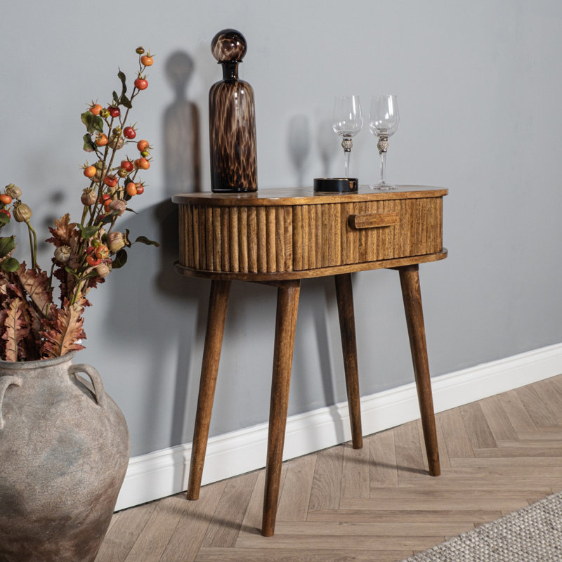Spradley 203.2cm Solid Wood Console Table