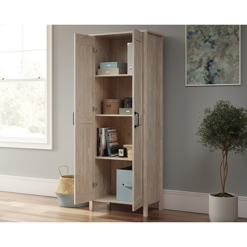 Armoire de rangement 2 portes Sm, Naturel