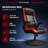 RESPAWN 800 Swivel Rocker Gaming Chair - Ergonomic Floor Gaming Seat with Lumbar Support, Flip Up Armrest, High Back, Pedestal Base, Comfortable No Wheels Console Video Game Rocker Chair-102751570