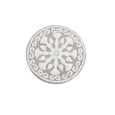 Tapis de bain en coton touffeté Medallion