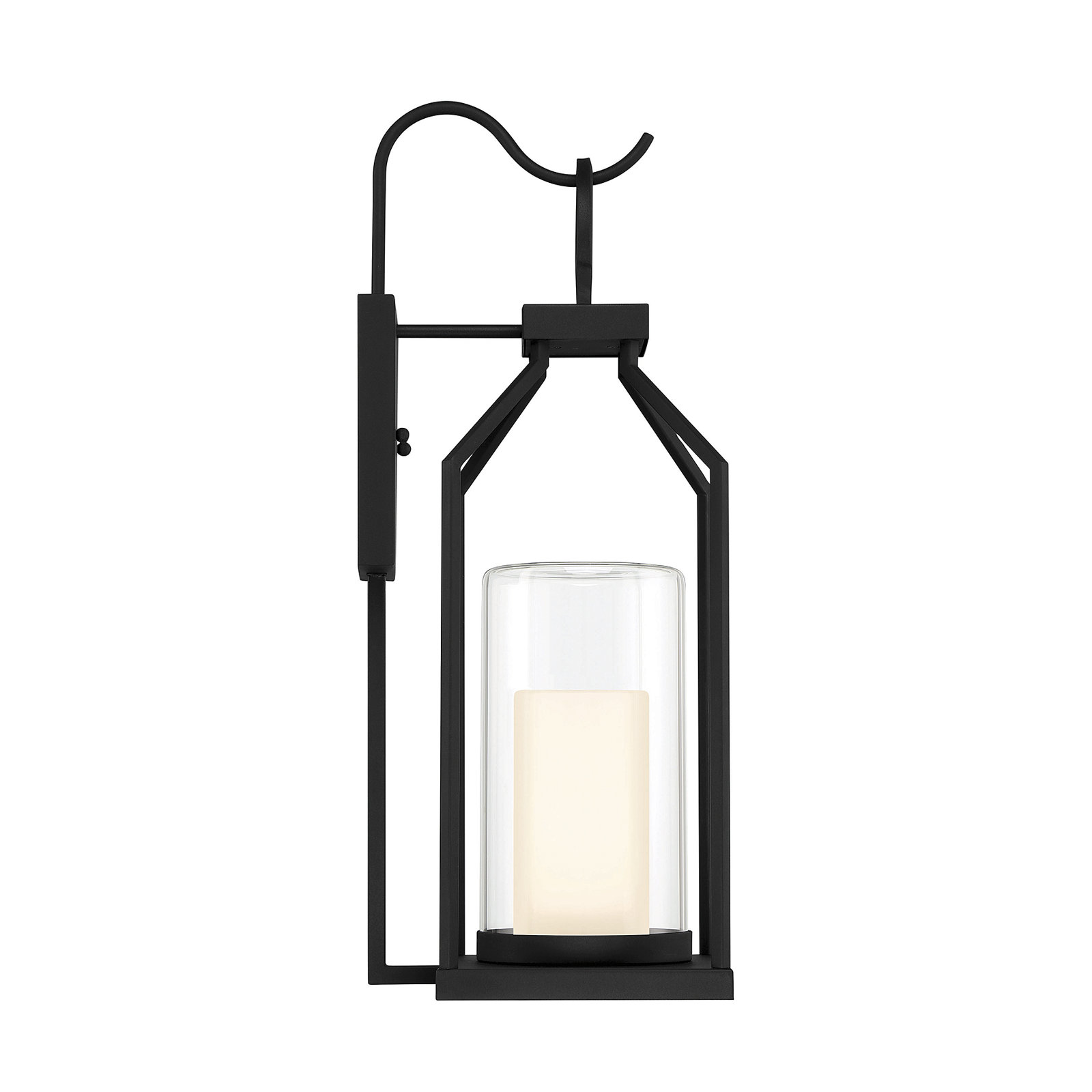 Juliann Outdoor Wall Lantern, 23.5" H x 7.5" W x 9.5" D